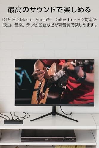 エレコム HDMI切替器 4K 60Hz 4入力1出力 リモコン付き 【自動・m