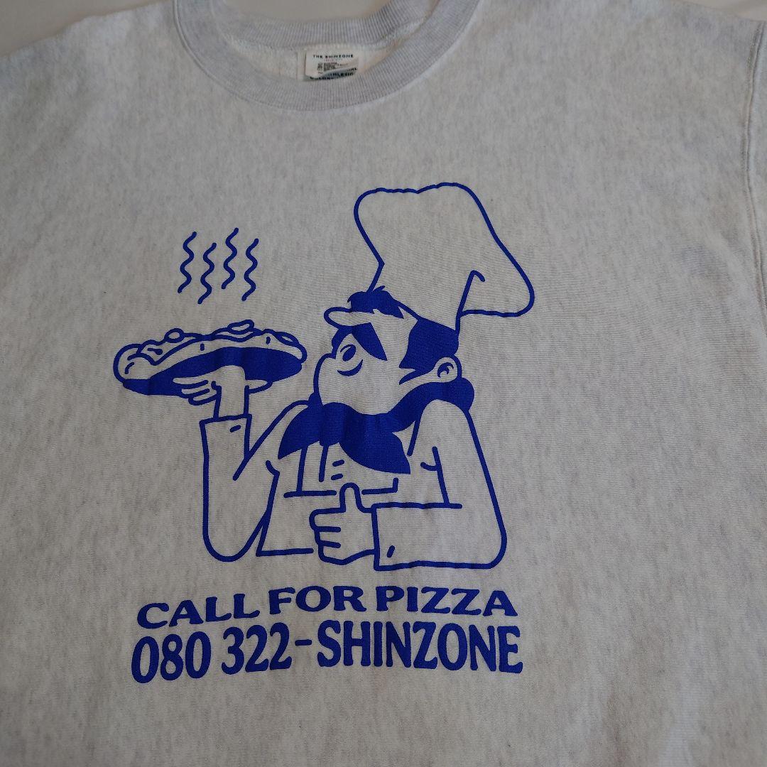 THE SHINZONE ピザスウェット PIZZA SWEAT グレー