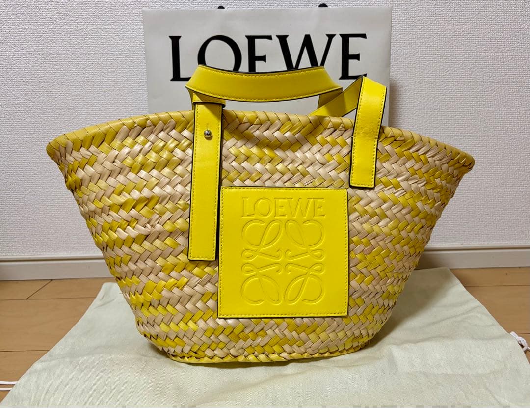 ☆新品未使用☆ LOEWE バスケットバッグ　ミディアム