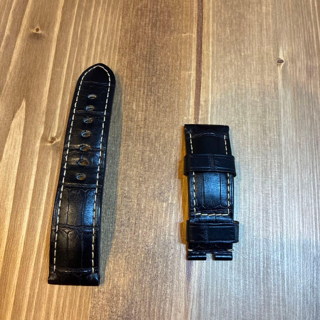 パネライ　クロコダイル純正ベルト　ブラック