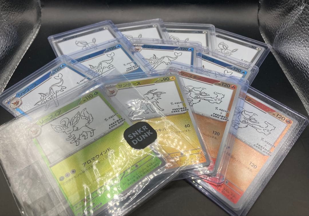 イーブイ シャワーズ サンダース ブースター nagaba yu プロモ 11枚