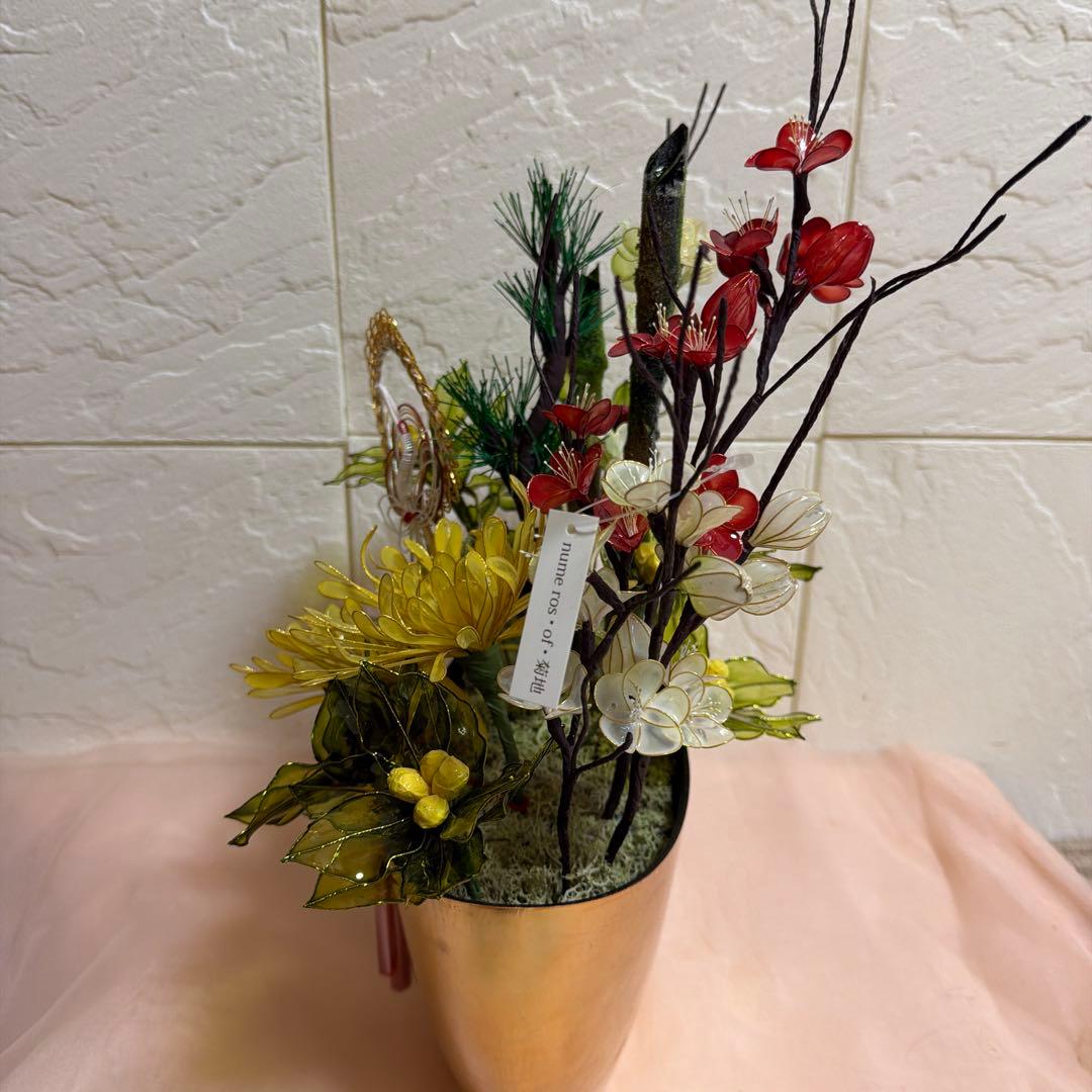 お正月用松竹梅、玄関用に最適！ (ノアの方舟！)