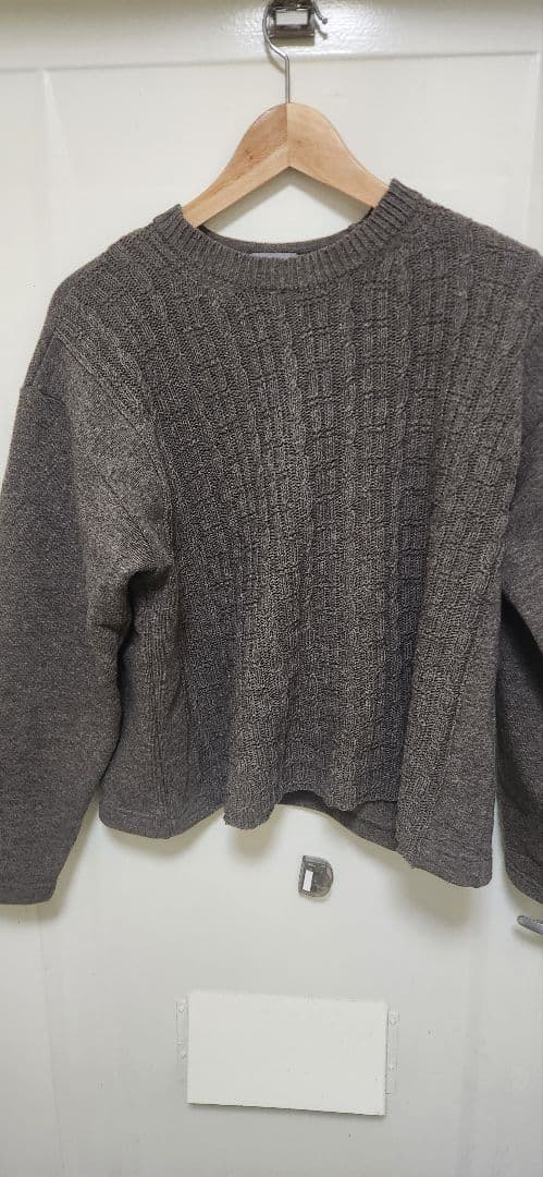 COMME des GARÇONS ブラウンニットセーター