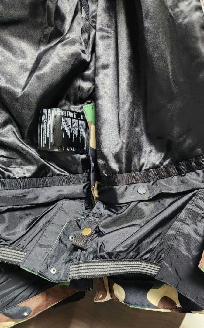 BURTON×X-girl 迷彩柄 スノーボードウエア Sサイズ