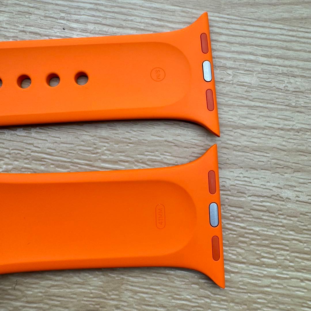 2120 Apple Watch エルメス　オレンジ　スポーツバンド　シリコン