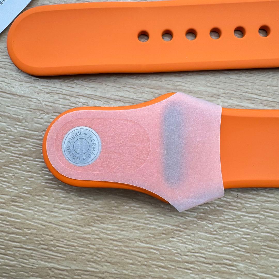 2120 Apple Watch エルメス　オレンジ　スポーツバンド　シリコン