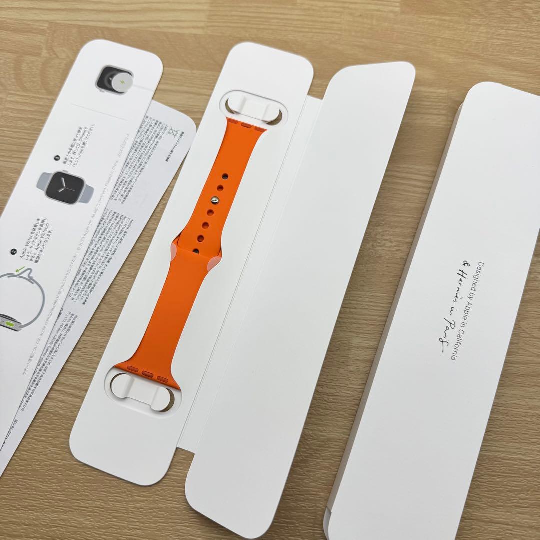 2120 Apple Watch エルメス　オレンジ　スポーツバンド　シリコン