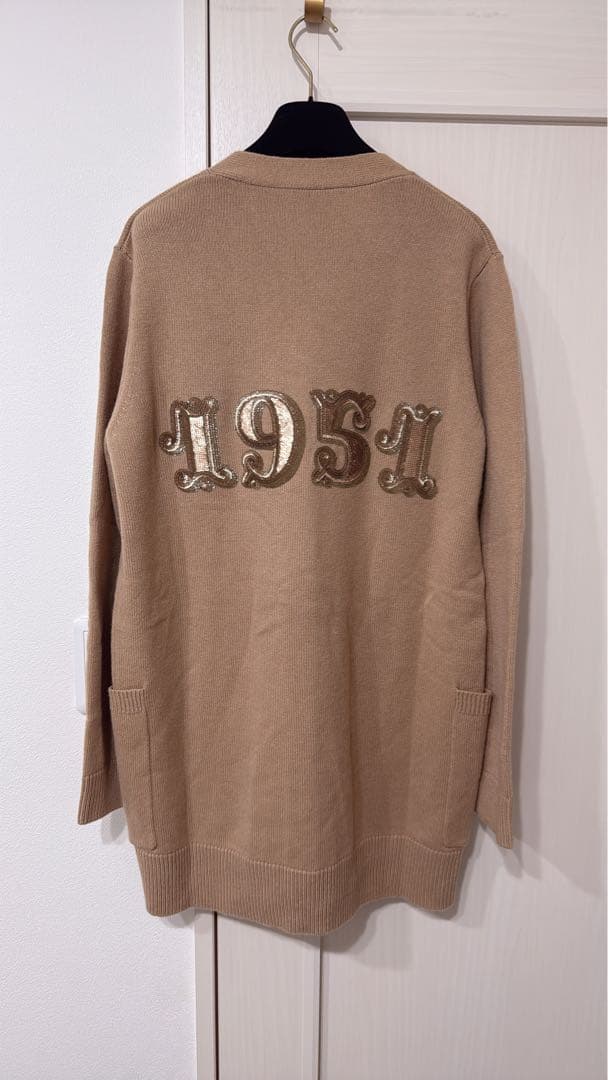 新品MAX MARA マックスマーラ カーディガン1951 キャメル L