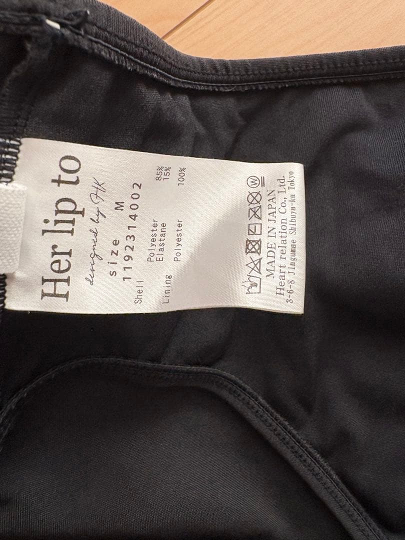 ★美品★herlipto 水着 Double Bow One Piece M