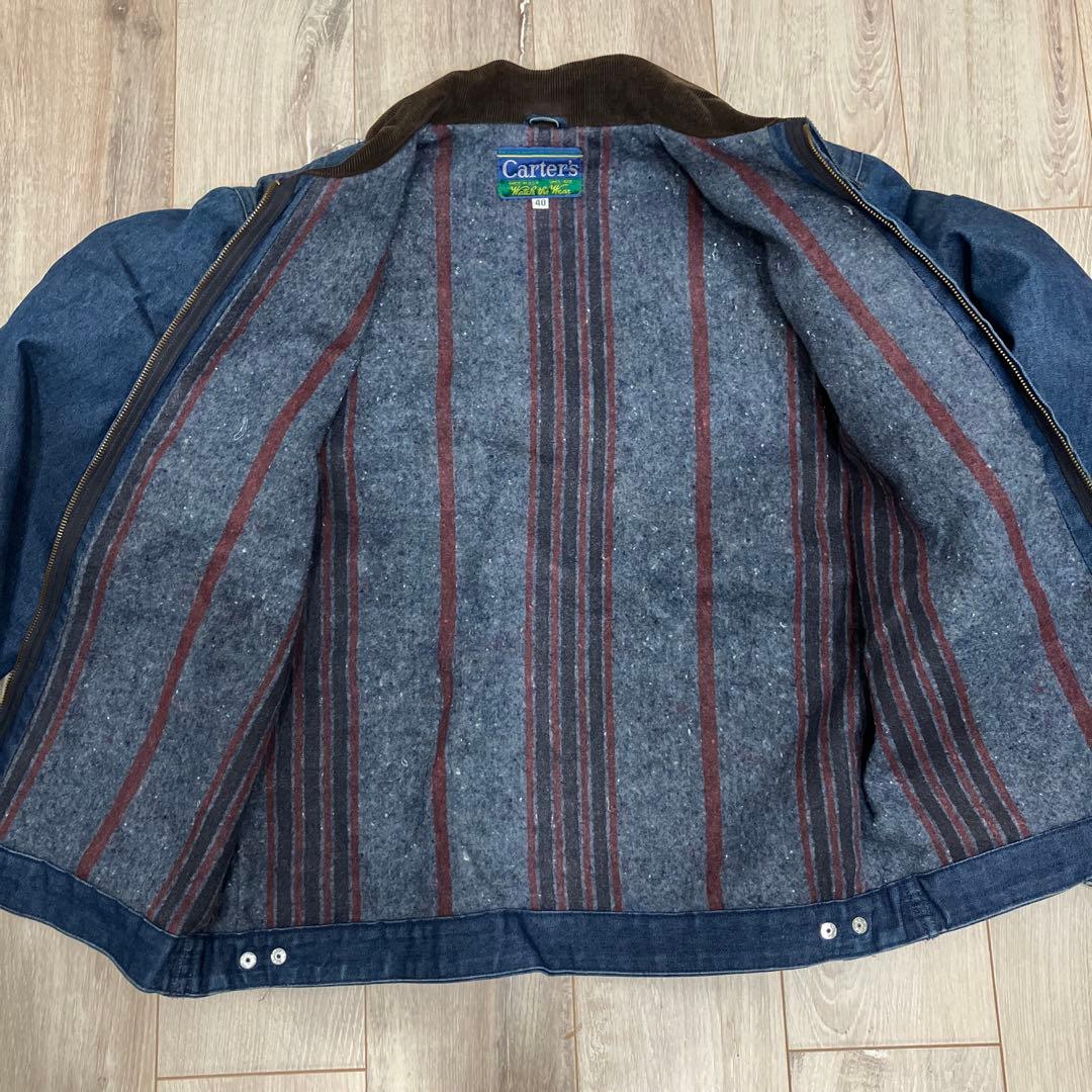 Carter's デトロイトジャケット 列車タグ前期 70s USA製 40