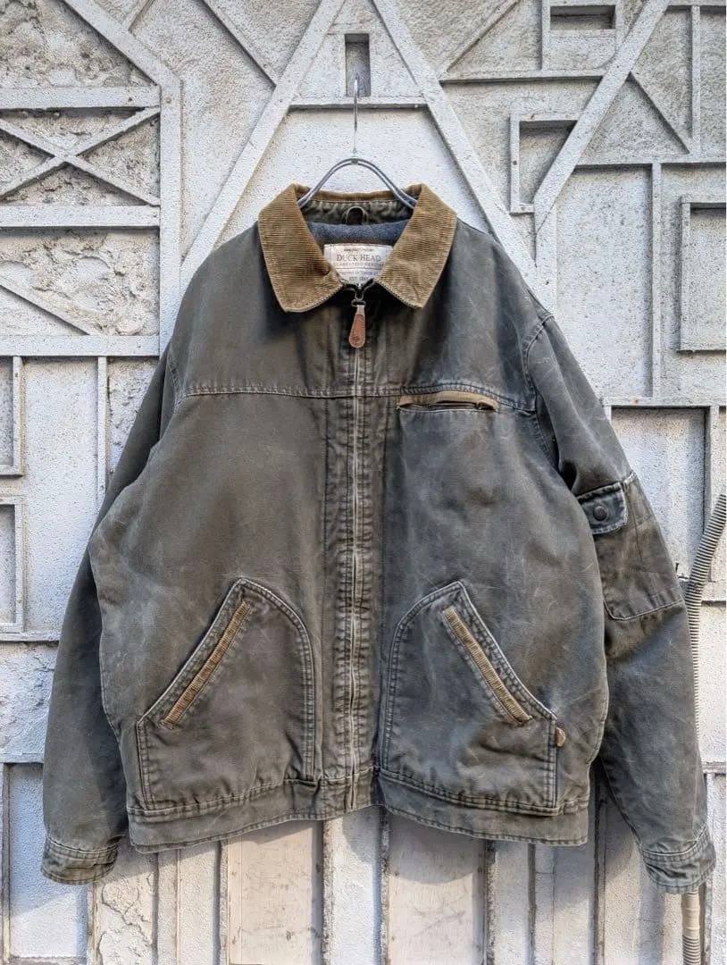 DUCK HEAD コットンカバーオール 深緑