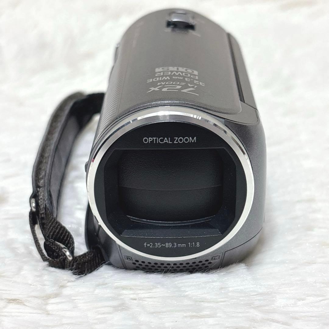 【極美品】Panasonic HC-V210M グレー ビデオカメラ
