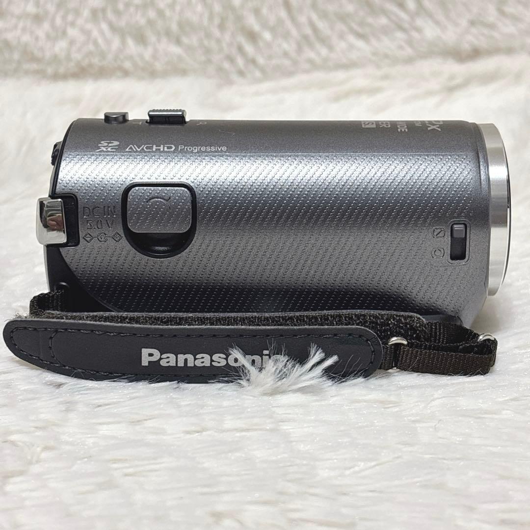 【極美品】Panasonic HC-V210M グレー ビデオカメラ
