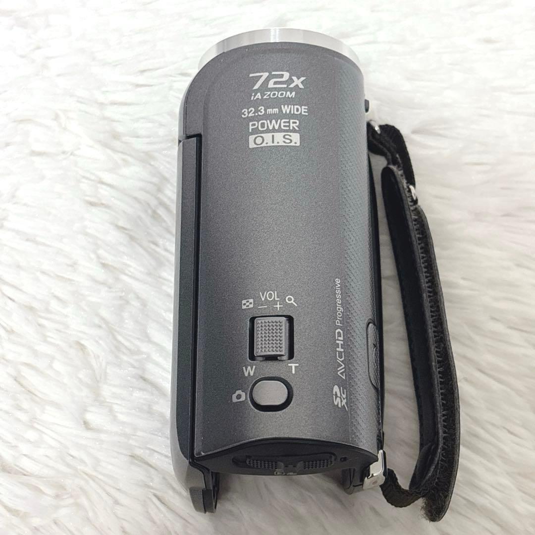 【極美品】Panasonic HC-V210M グレー ビデオカメラ