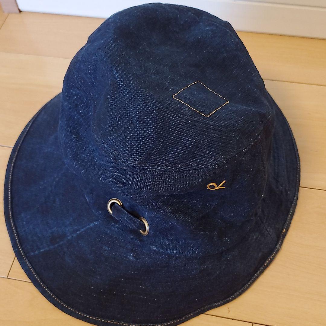 帽子　45R リネンダックのセイルハット(インディゴ)