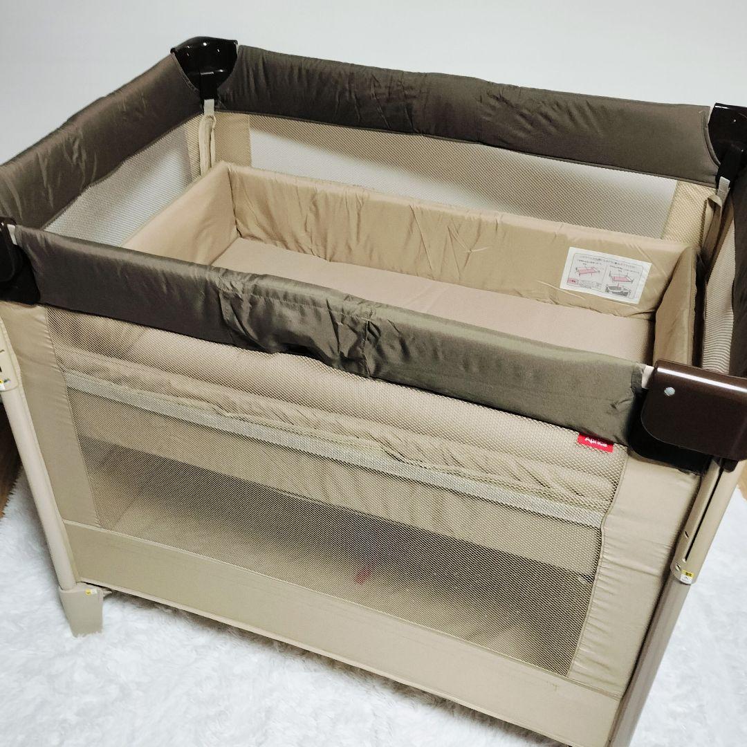 【未使用級】 Aprica ココネルエアー ベビーベッド アップリカ 折り畳み