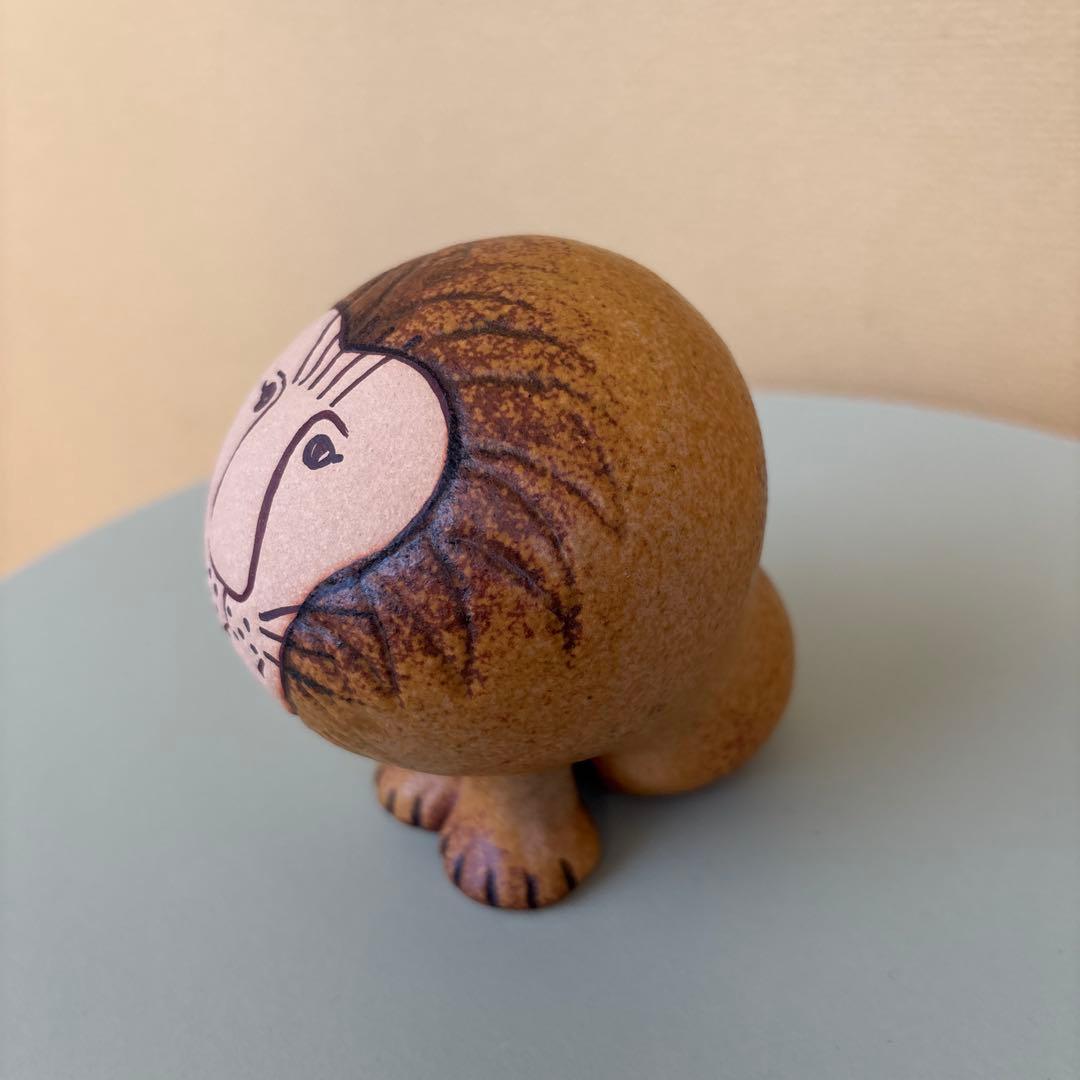 【美品】Lisa Larson リサラーソン ライオン 大 中小セット 置物