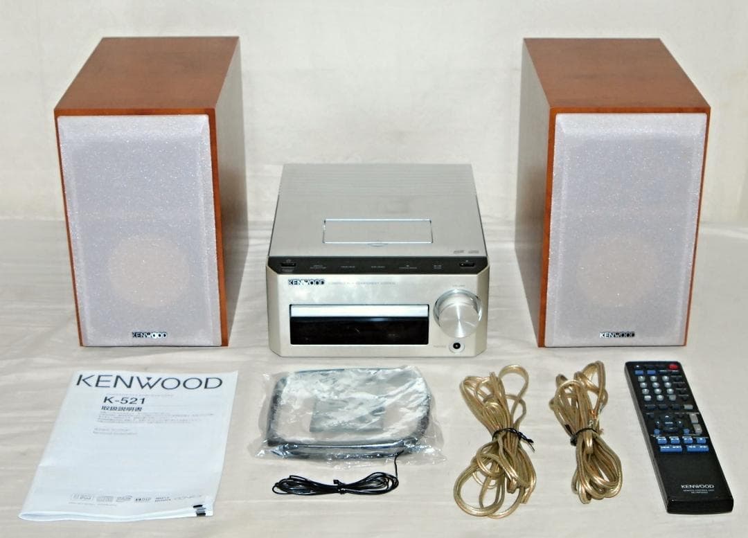 JVCケンウッド コンパクトHi-Fiシステム K-521-S コンポシステム