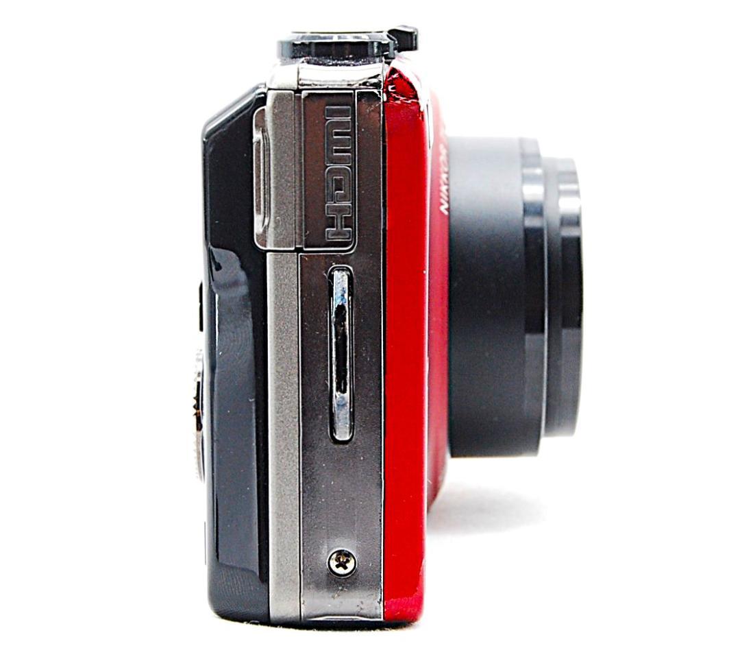 【動作確認済】Nikon Coolpix S6000 レッド バッテリー充電器付