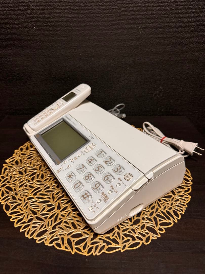 Panasonic 電話機 子機付き ホワイト