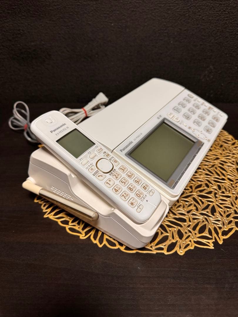 Panasonic 電話機 子機付き ホワイト