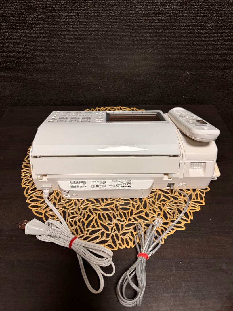 Panasonic 電話機 子機付き ホワイト