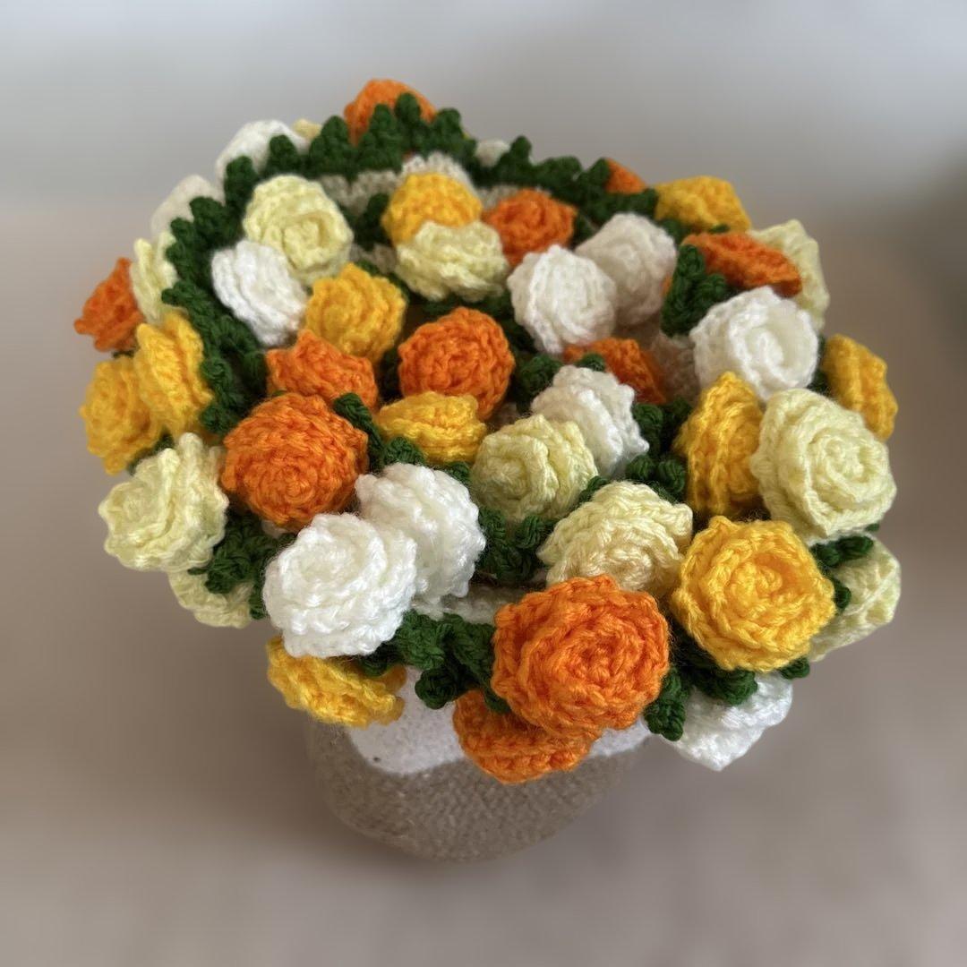 み*き様 バラのブーケブランケット