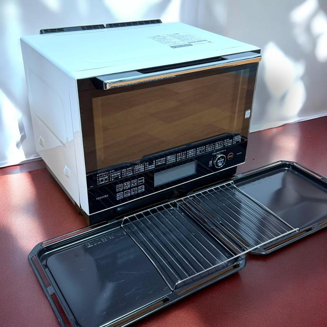 ☆美品 東芝 ER-VD3000 W 過熱水蒸気 スチームオーブンレンジ 30L