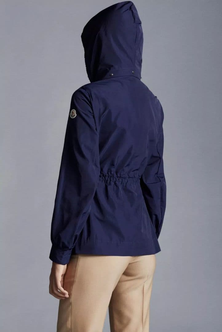 MONCLER　フーディスプリングハーフコート　パーカー　ENET　ネイビー