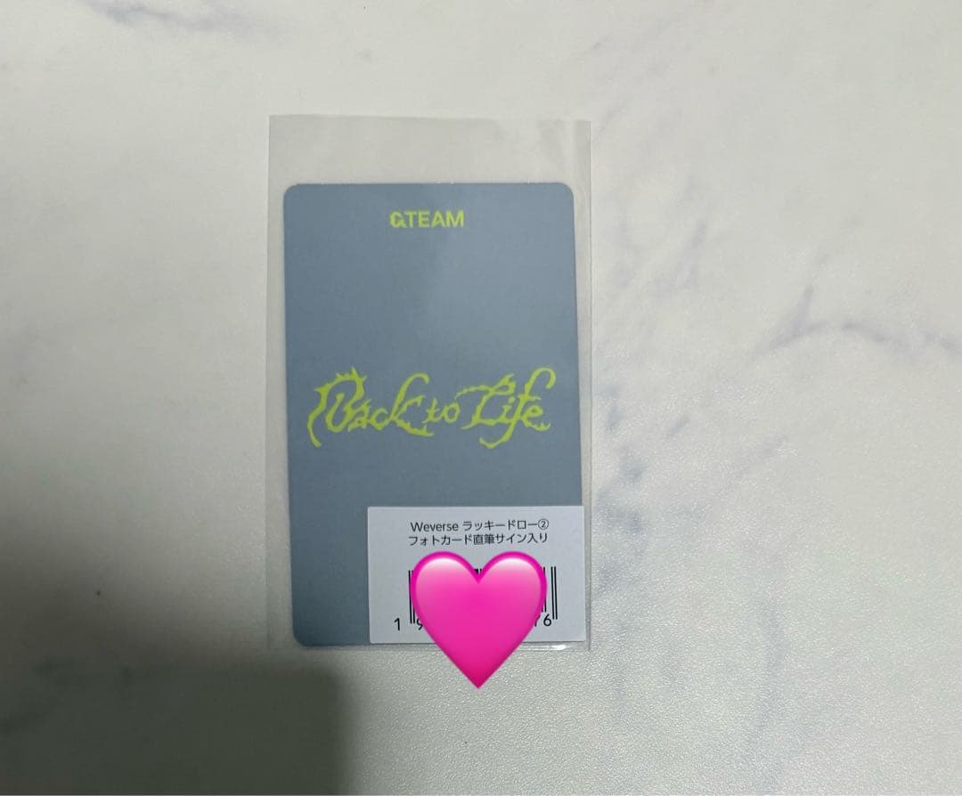 &TEAM Back to Life weverse ラキドロ TAKI