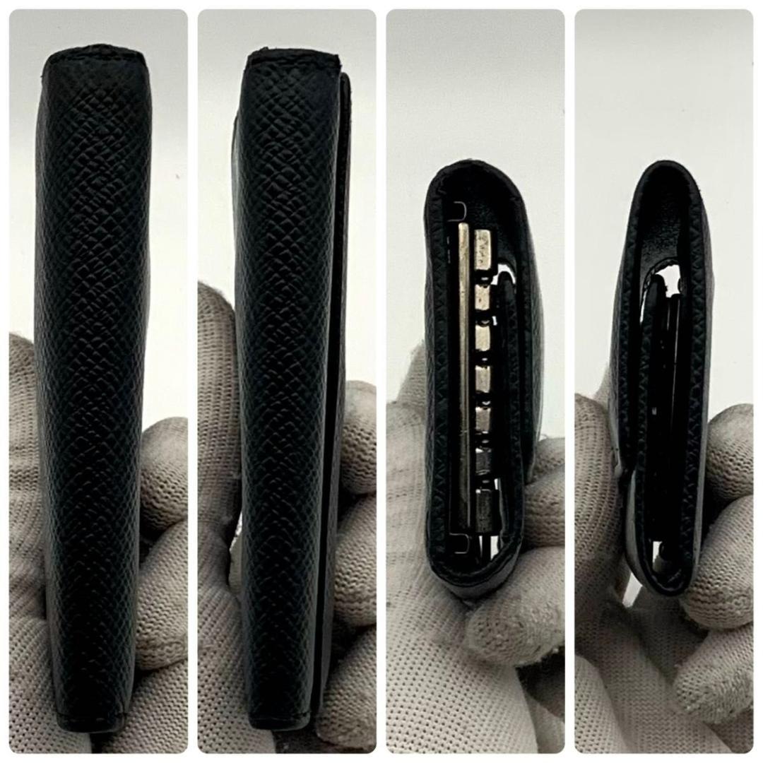 鑑定済み ルイヴィトン ミュルティクレ6 キーケース キーホルダー タイガ 黒