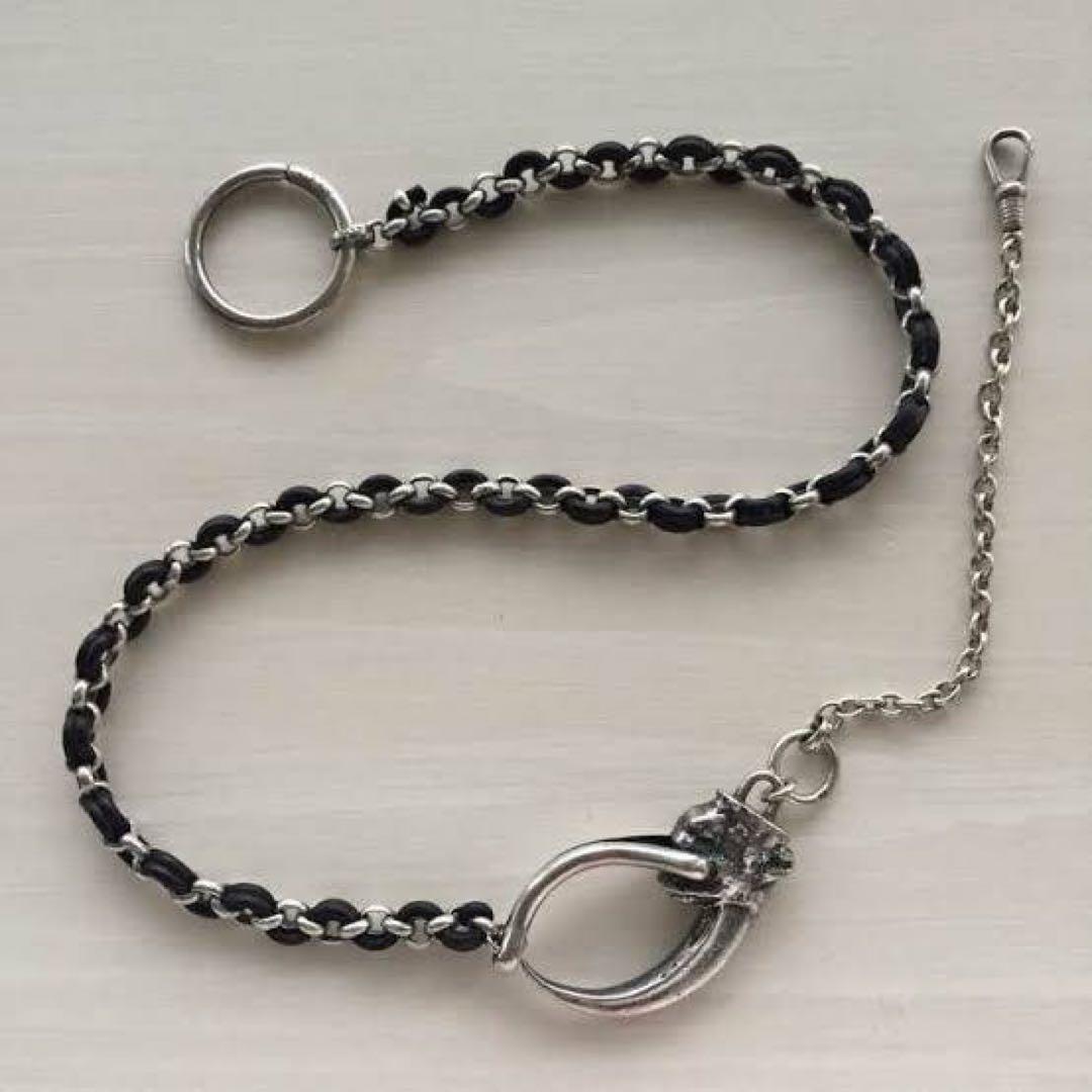 RUST made in England 牙ウォレットチェーン シルバー925