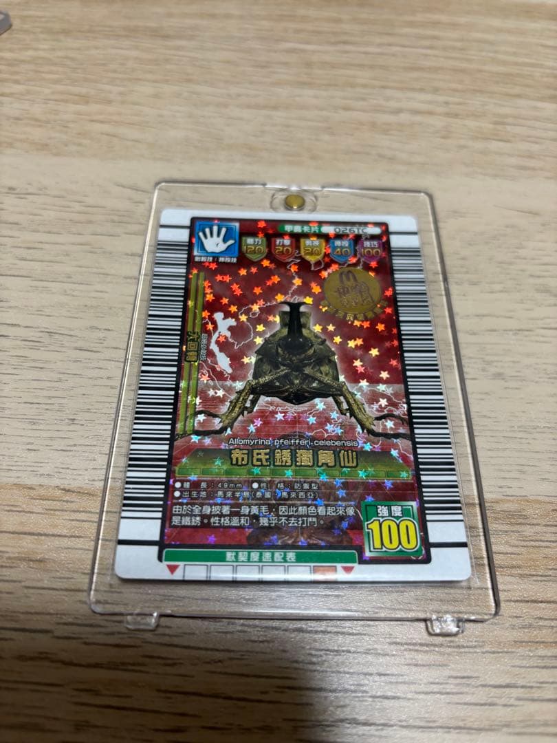 ムシキング　台湾　サビイロカブト完品