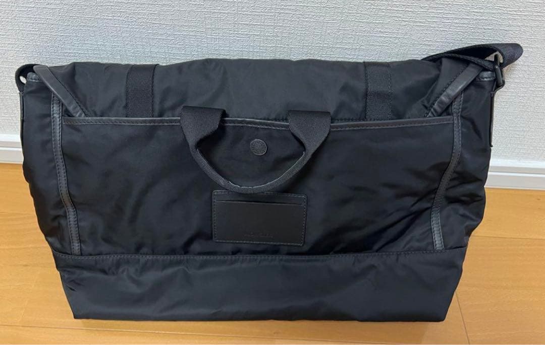 希少MONCLERモンクレールメッセンジャーバッグショルダーバッグ黒ブラック