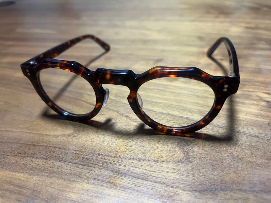 Lesca PICA COL. 424 べっ甲 メガネ　調光レンズ