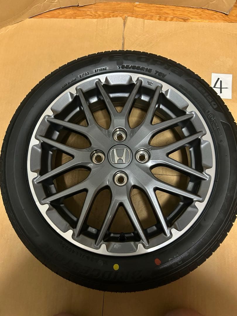 NBOXカスタムターボ【JF5】　15インチ純正ホイール＋タイヤ　4本セット