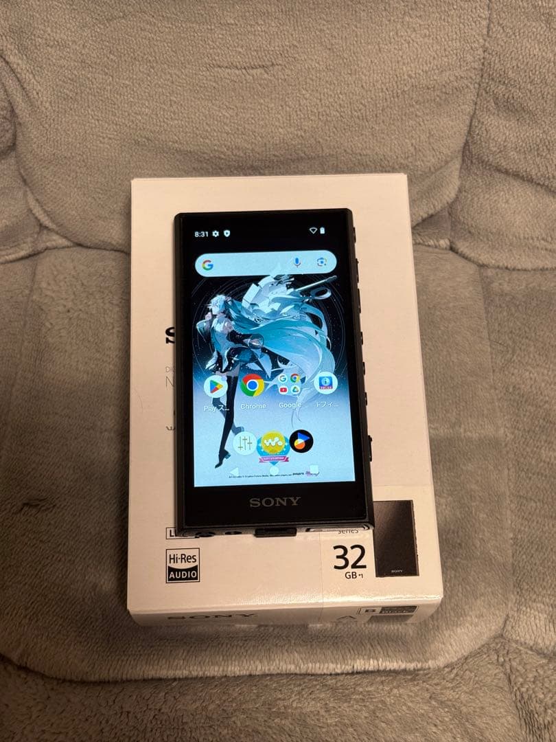 美品 SONY 初音ミク コラボ ウォークマン NW-A306 ケースセット