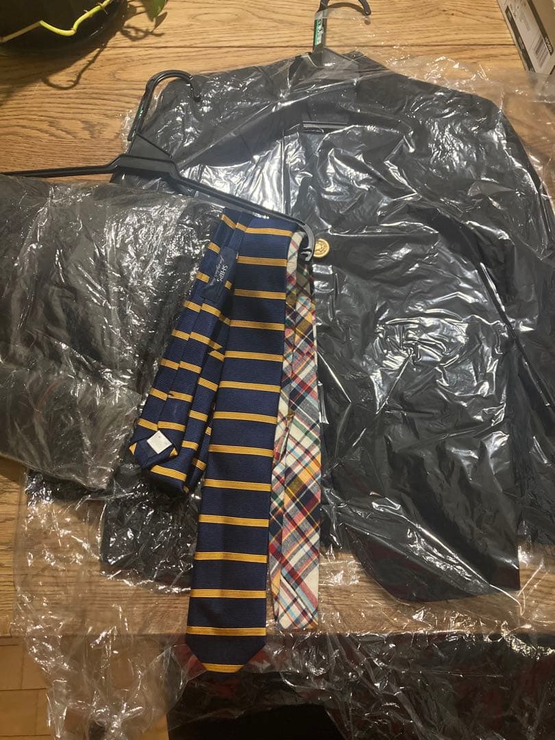 値下げ セレモニー卒園式　入園式ships 120男の子セットアップネクタイ2本