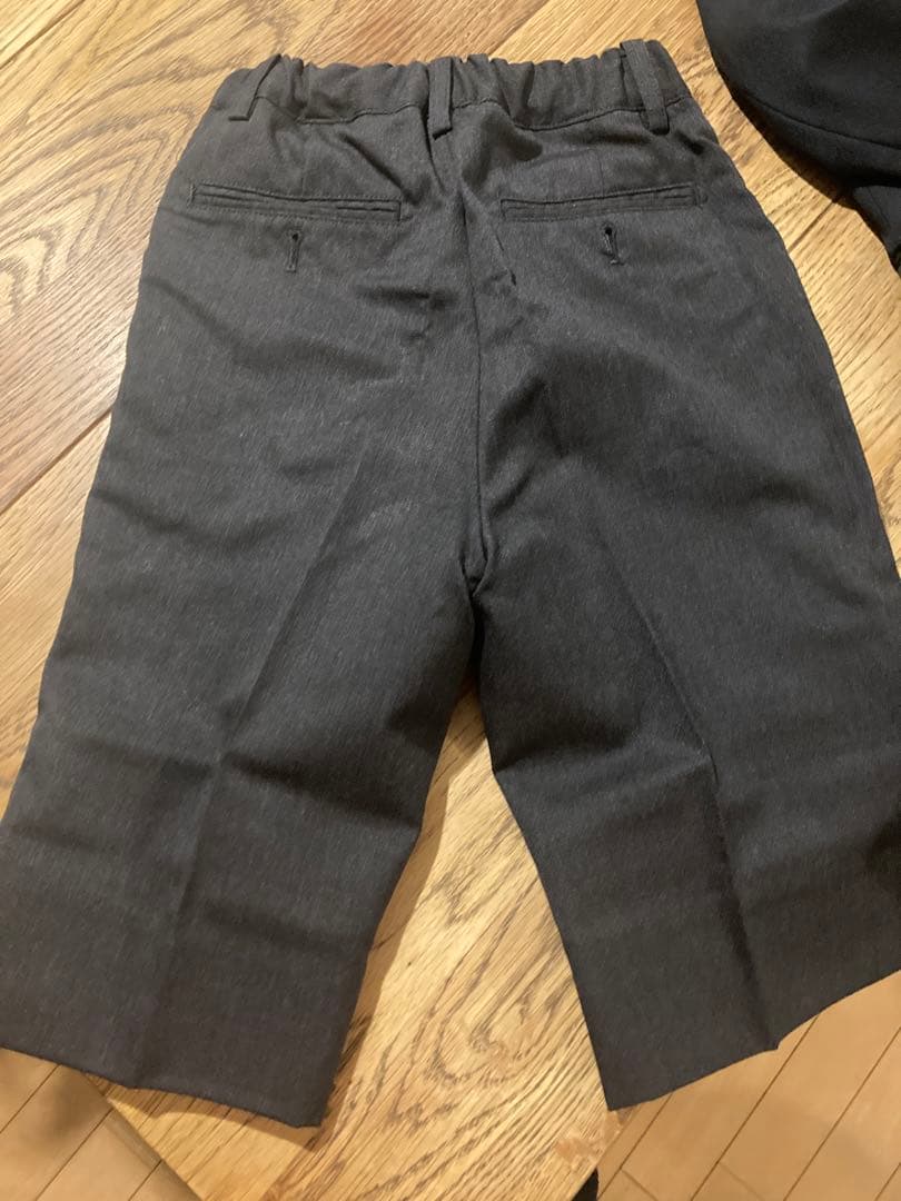 値下げ セレモニー卒園式　入園式ships 120男の子セットアップネクタイ2本