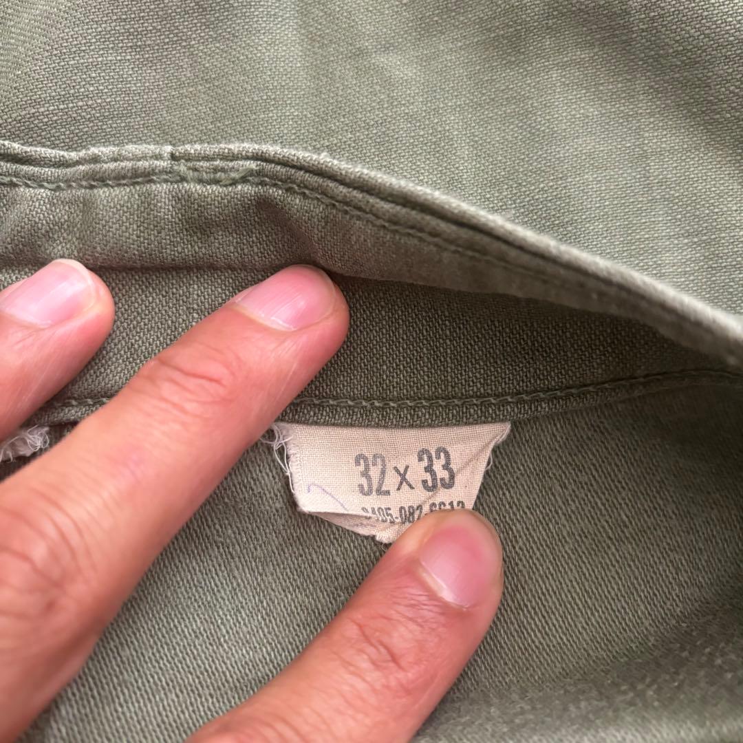 60s us army ミリタリー og107 コットンサテン ベイカーパンツ