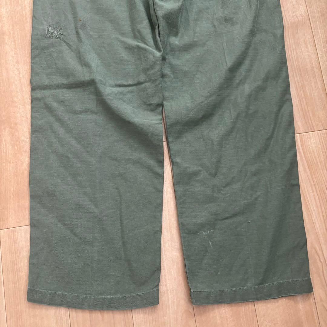 60s us army ミリタリー og107 コットンサテン ベイカーパンツ