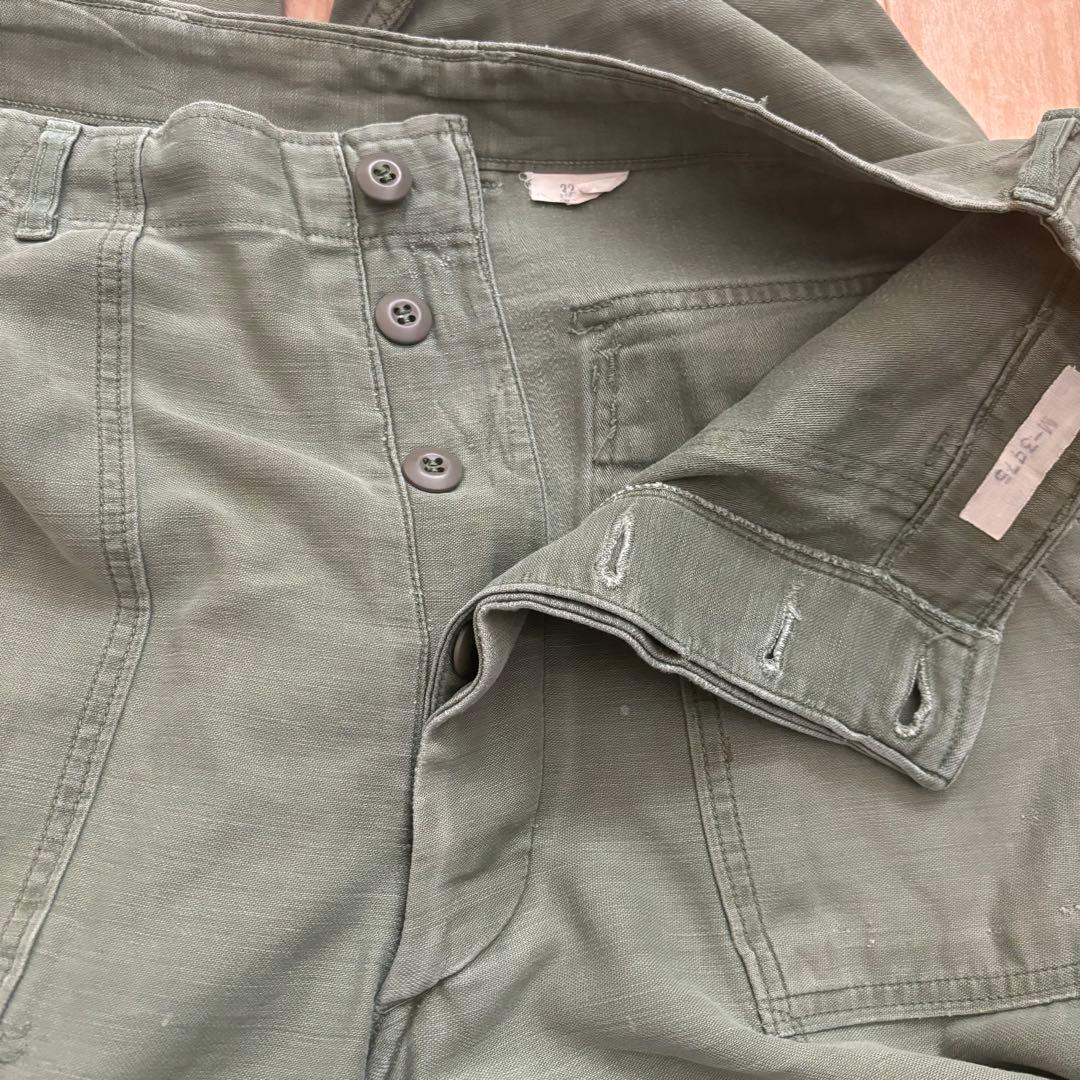 60s us army ミリタリー og107 コットンサテン ベイカーパンツ