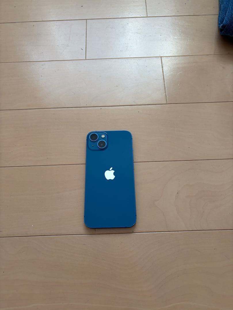 【美品】Apple iPhone 13 本体 青