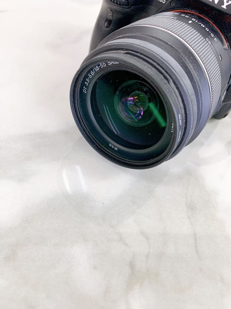 ＃SONY α55 SLT-A55V レンズキット　デジタル一眼レフカメラ