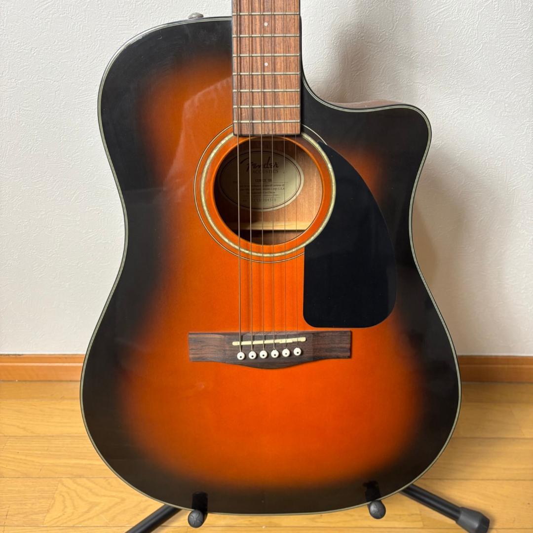【美品】Fender エレアコ ギター CD60CE SB 動作確認済