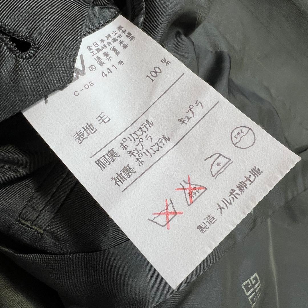 【極美品】90sヴィンテージ ジバンシィ ダブルスーツセットアップ グレー A6