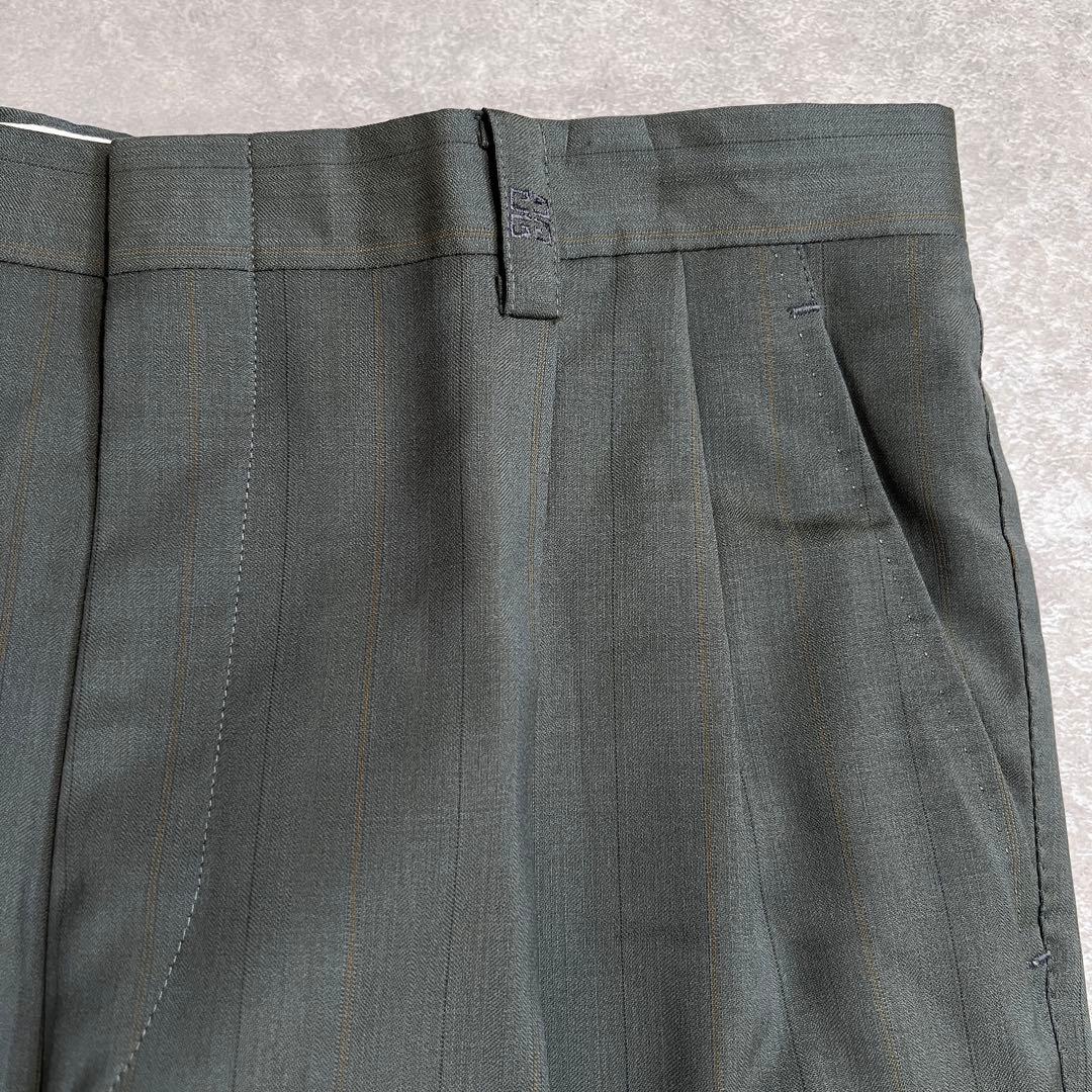 【極美品】90sヴィンテージ ジバンシィ ダブルスーツセットアップ グレー A6