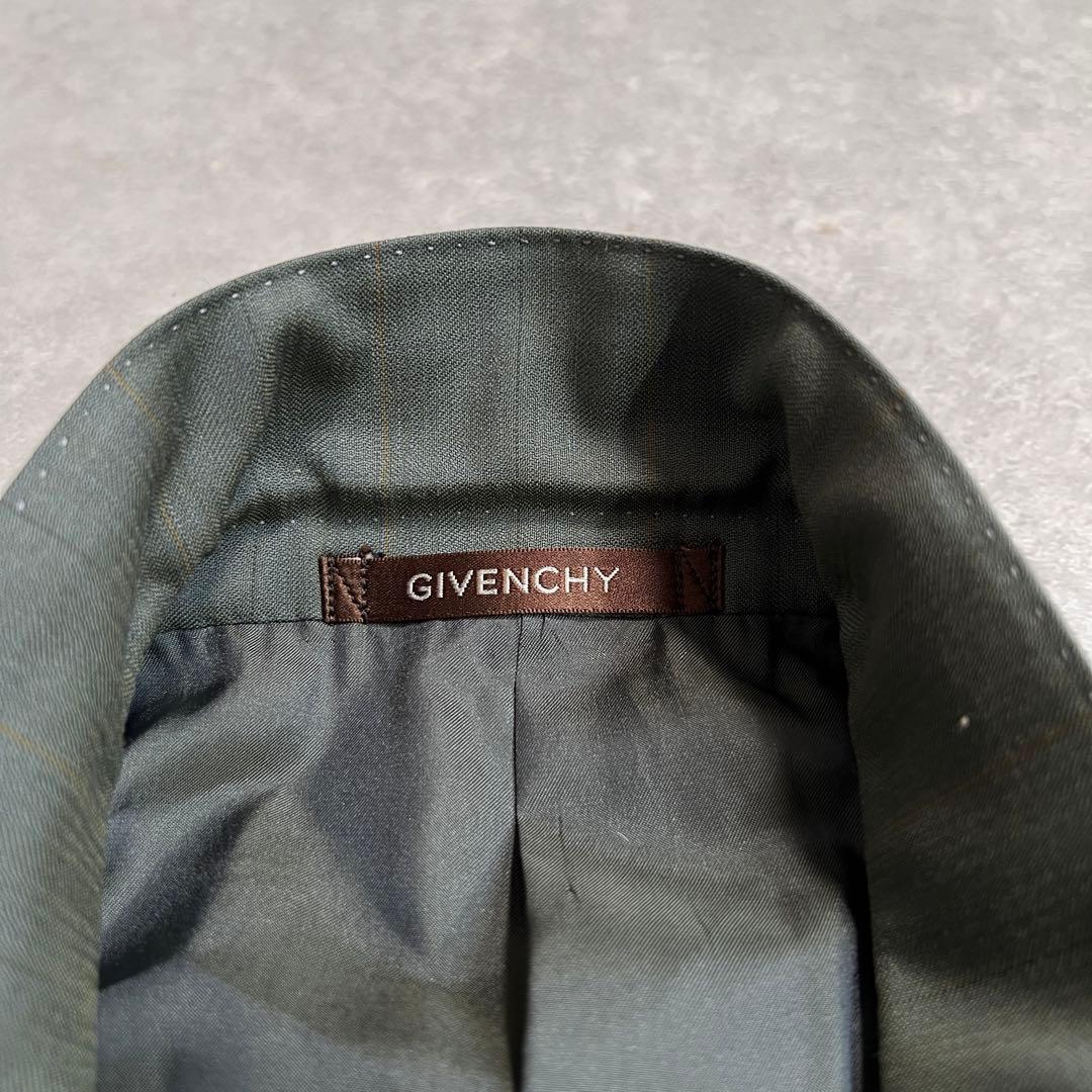 【極美品】90sヴィンテージ ジバンシィ ダブルスーツセットアップ グレー A6