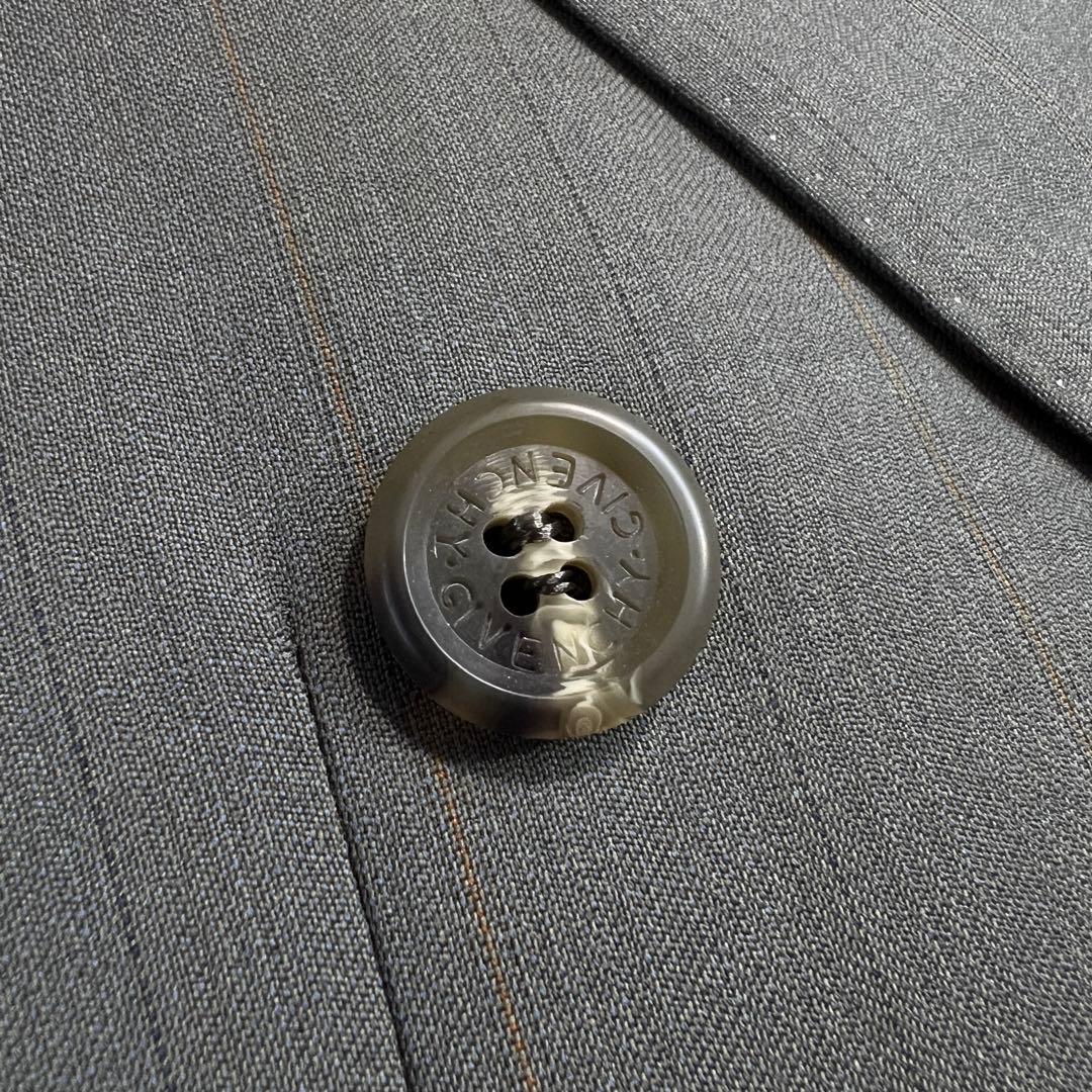 【極美品】90sヴィンテージ ジバンシィ ダブルスーツセットアップ グレー A6