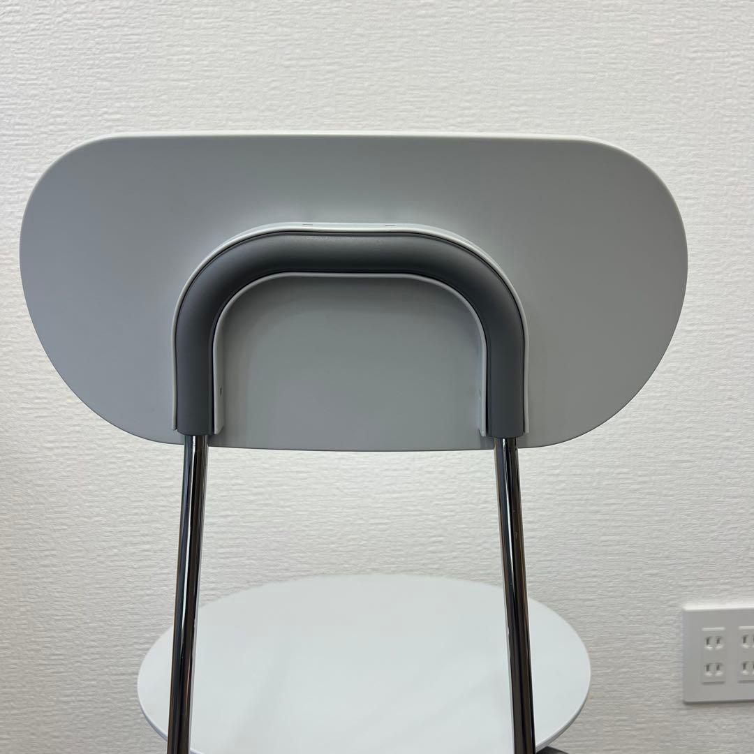 無印　椅子　スチールチェア　ライトグレー　北欧　エンツォ・マリ　マリオリナチェア